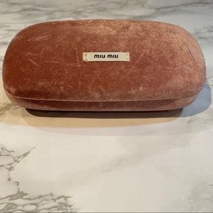 Miu Miu Sunglasses Case 100% Authentic